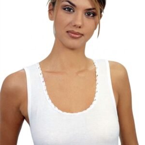 Canotta spalla larga macramƩ cotone Leable 1406/1455