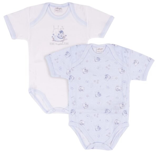 2 Body mezza manica cotone bimbo/a Ellepi fantasia