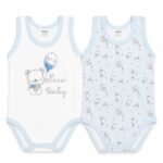 2 Body spalla larga cotone bimbo/a Ellepi fantasia