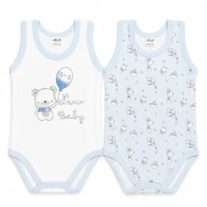2 Body spalla larga cotone bimbo/a Ellepi fantasia