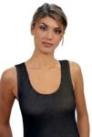 Canotta spalla larga macramé cotone Leable 1406/1455