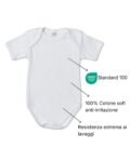 Body mezza manica cotone bimbo/a Ellepi 802