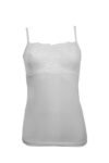 Canotta spalla stretta pizzo Rossoporpora DR670
