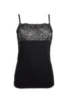 Canotta spalla stretta pizzo Rossoporpora DR670