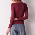 Maglia manica lunga scollo a barca Cashmere Cotonella GD278