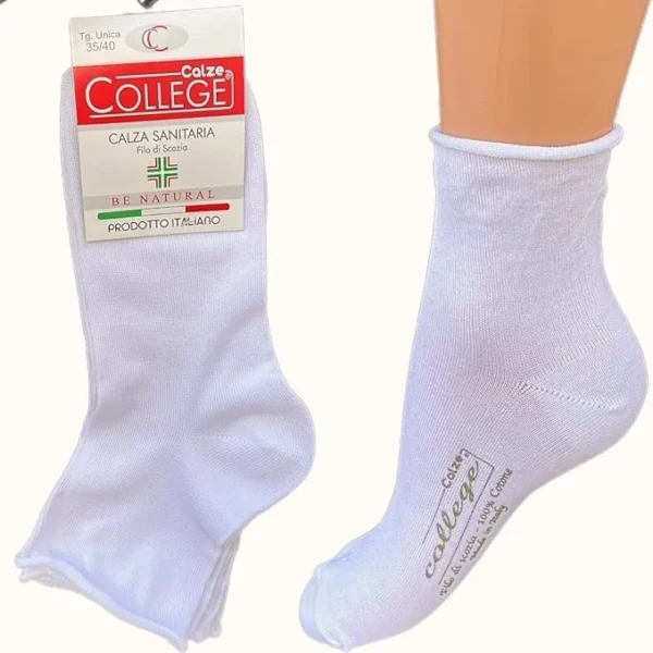 Calza College smollato senza elastico