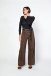 Maglia manica lunga girocollo Cashmere – 3D Treccia MYSUBLIME