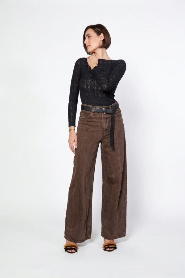 Maglia manica lunga girocollo Cashmere – 3D Treccia MYSUBLIME