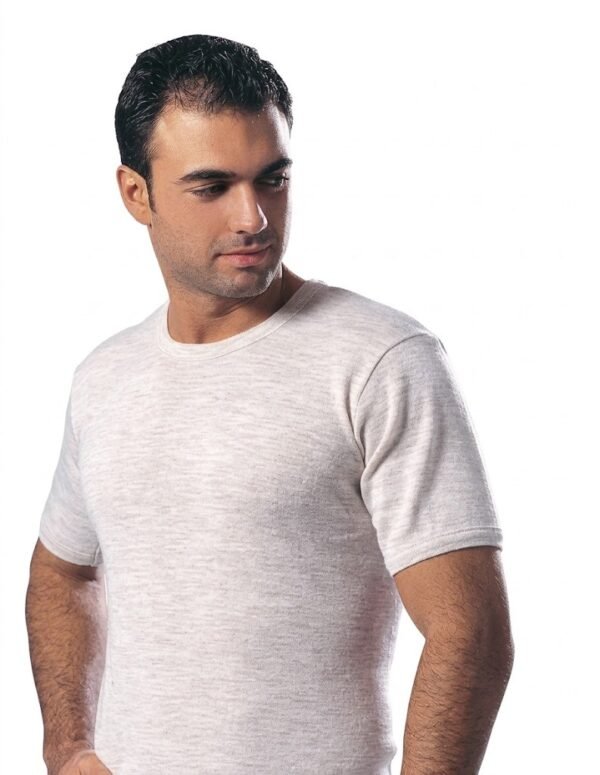 Maglia mezza manica misto lana Leable 416