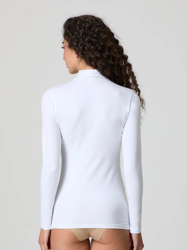 Maglia lupetto manica lunga cotone elasticizzato Jadea 4057
