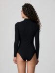 Body manica lunga lupetto cotone elasticizzato Jadea 4153