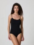 Body spallina stretta cotone elasticizzato Jadea 4155