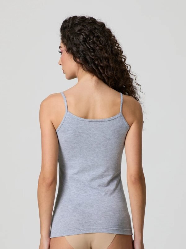 Canotta spallina stretta cotone elasticizzato Jadea 4179