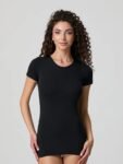 Maglia mezza manica cotone modal girocollo Jadea 4180
