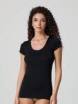 Maglia mezza manica cotone modal scollo tondo Jadea 4181