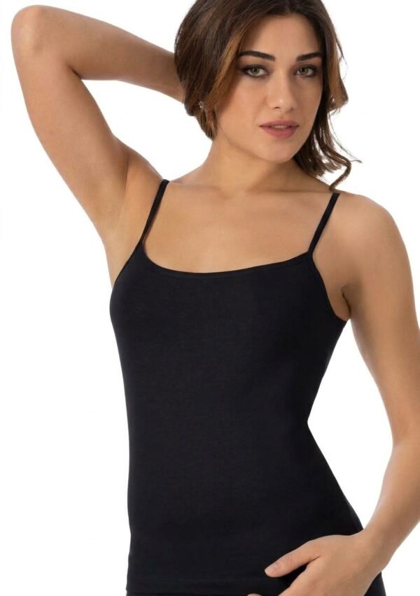 Canotta spallina stretta cotone elasticizzato Tesy 101