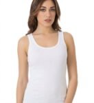 Canotta spalla larga cotone elasticizzato Tesy 102