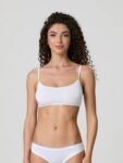 Top brassiere con spalline in cotone modal Jadea Jenny